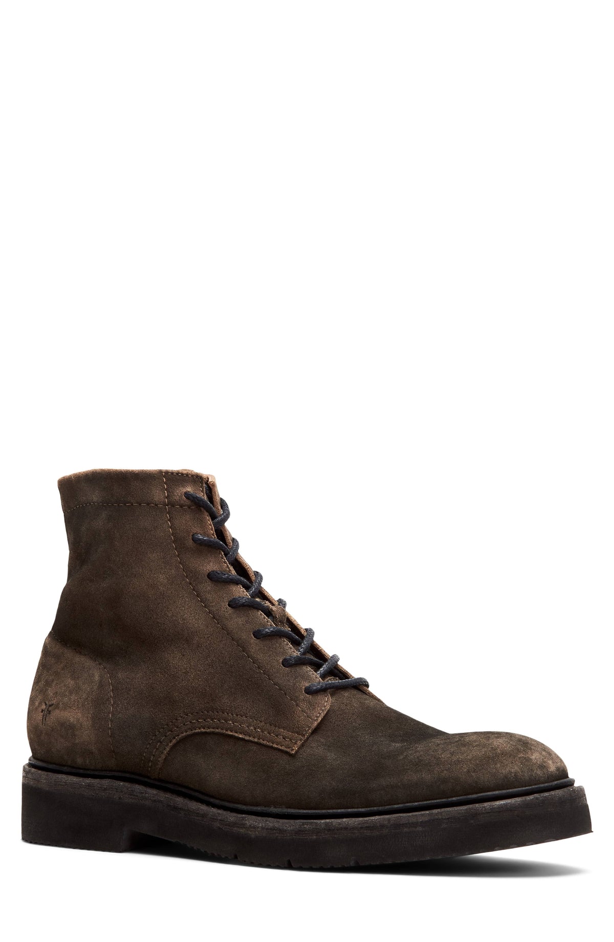Faded Black Lace Up Boots Z460848