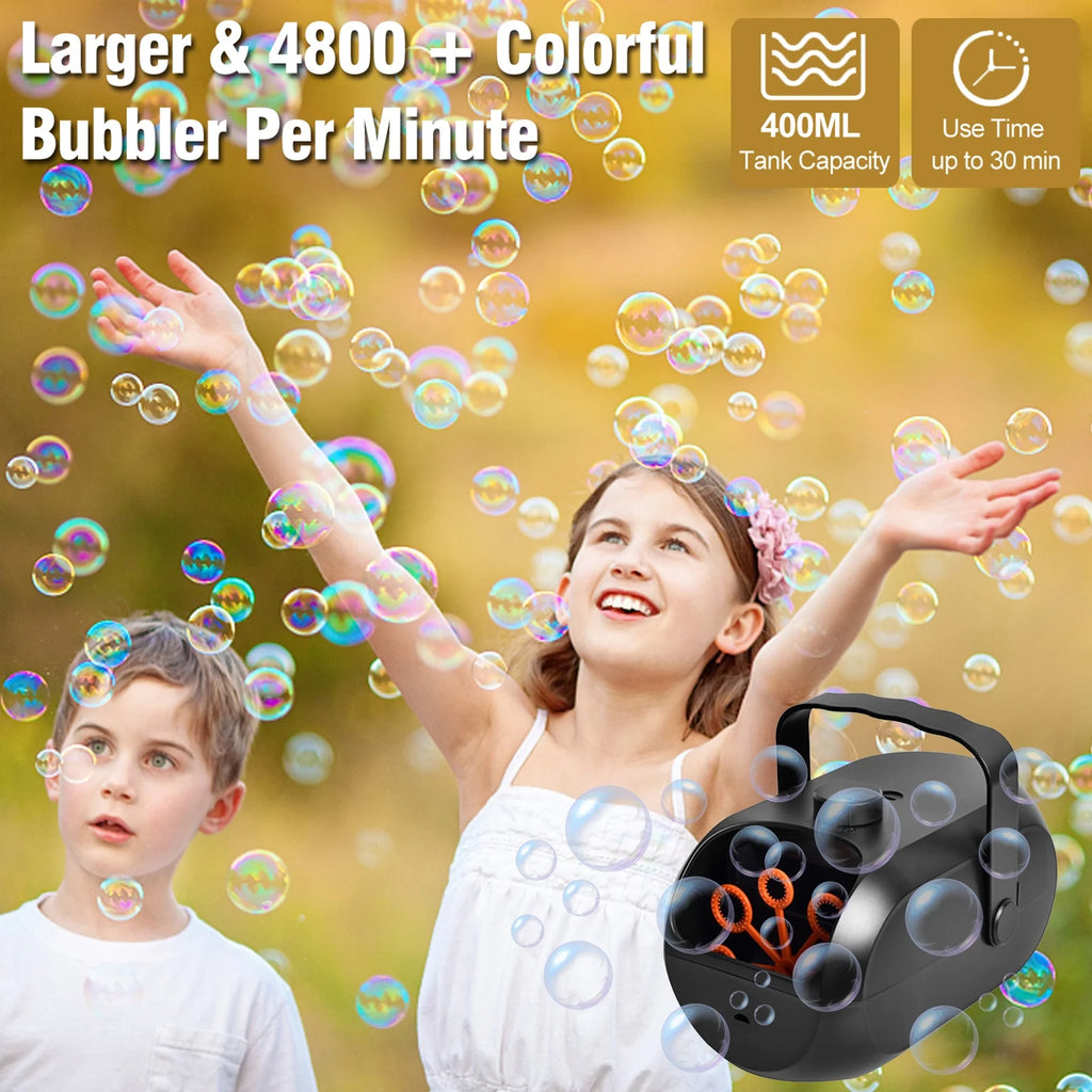 Portable Rechargeable Bubble Machine U8908