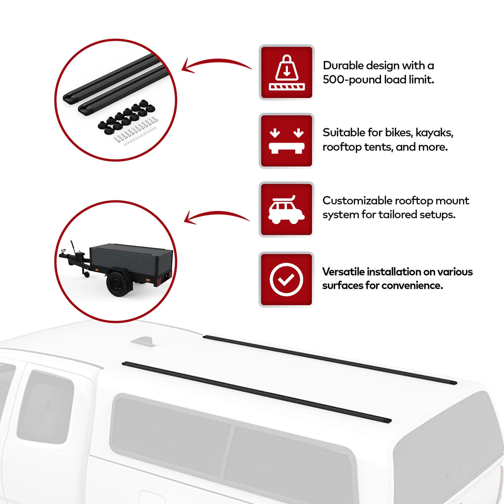 60 Inch Car Roof Top Rack Mounting System V696759