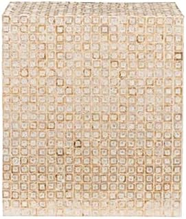 Ivory Square Accent Table I398