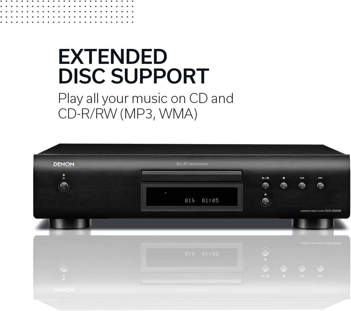 Black Compact CD Player X4480