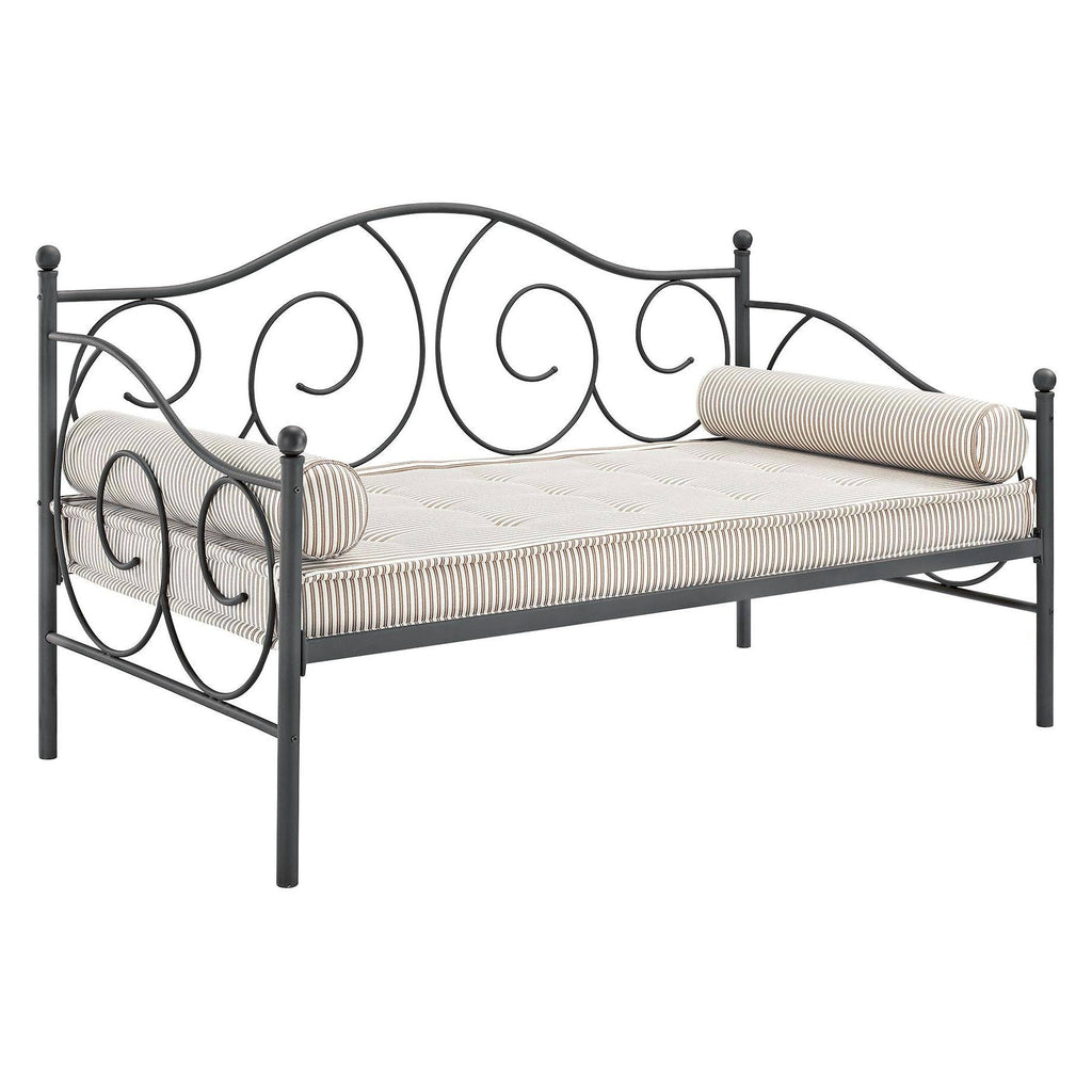 Twin Metal Daybed Silver B85187