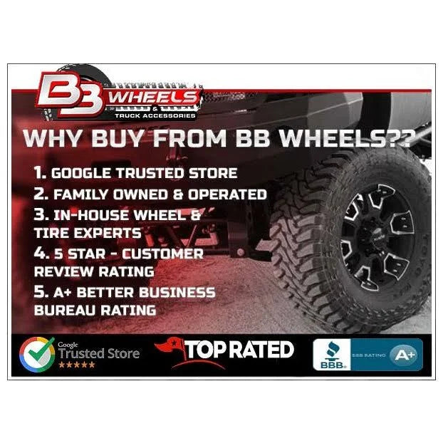 17x8 5x127 Wheels J658