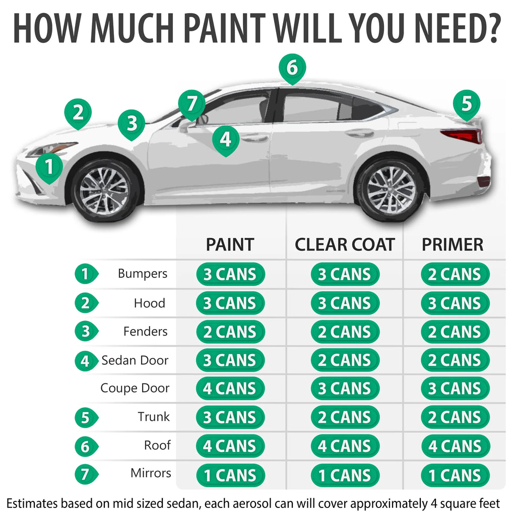 Azure Blue Pearl Automotive Touch Up Paint Spray Basic Kit N65570