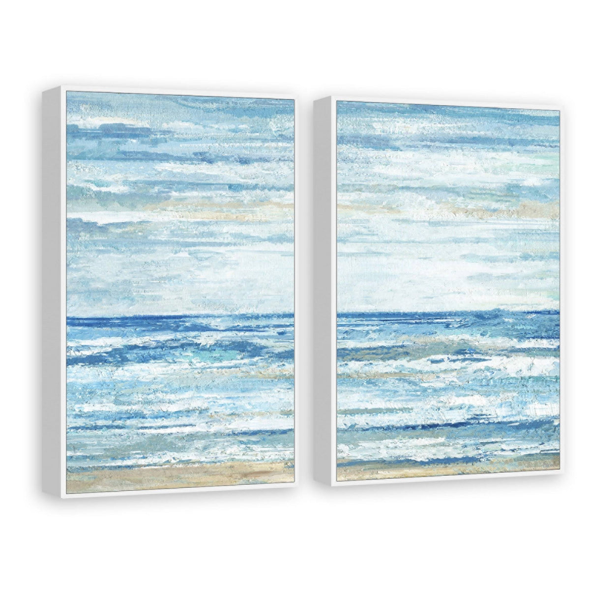 Handmade Shore Diptych C3983