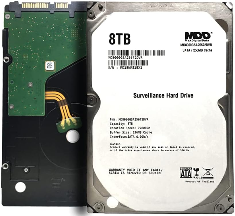 8TB 7200 RPM 256MB Cache SATA 6.0Gb/s 3.5inch Internal Hard Drive U479