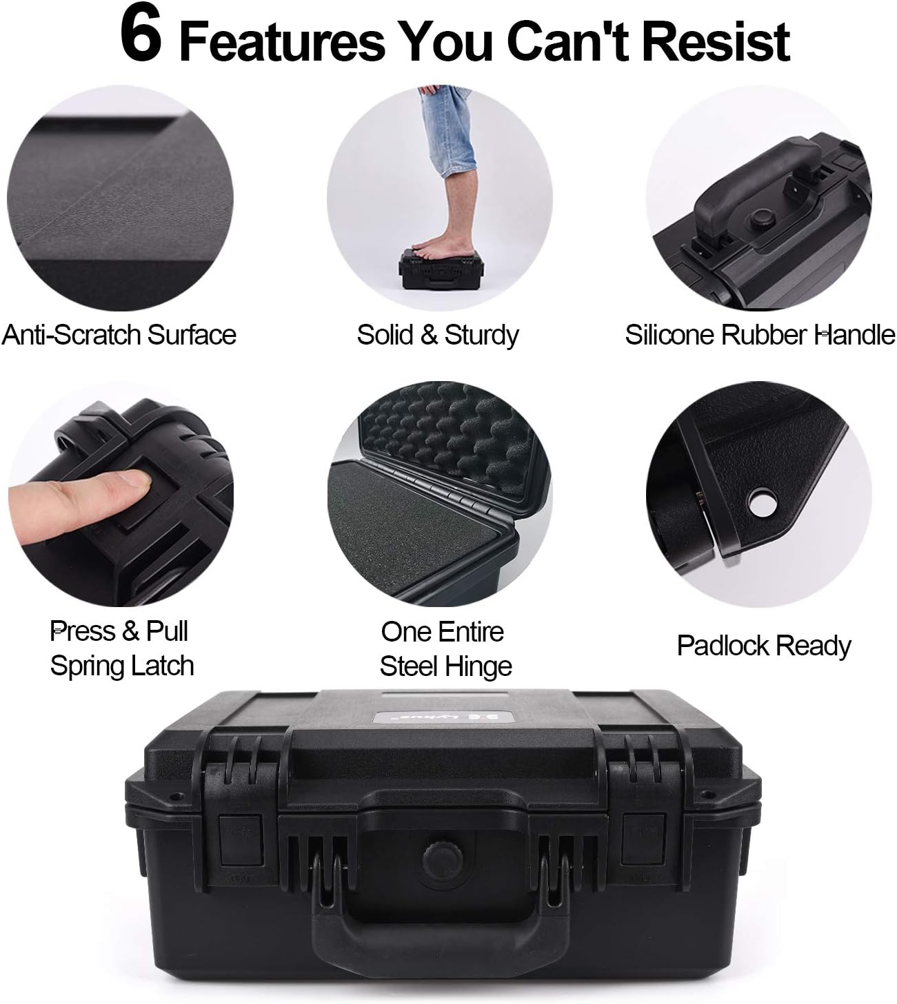 Waterproof Hard Case with Customizable Foam Insert M920676