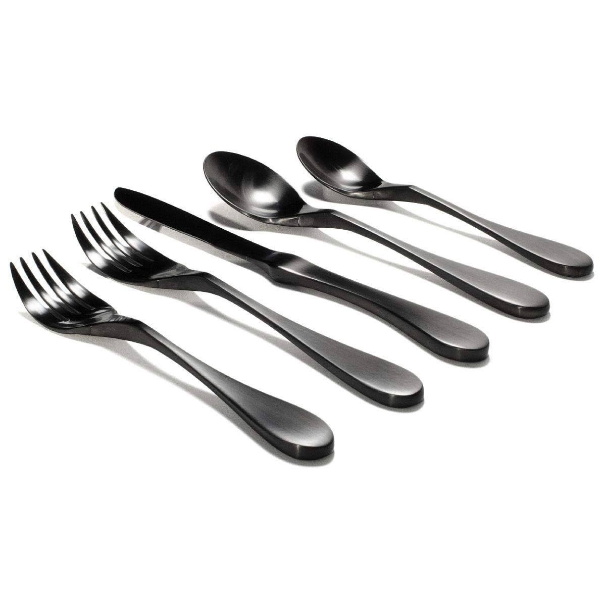 Black Matte Titanium Coated Stainless 20-Piece Set H709108