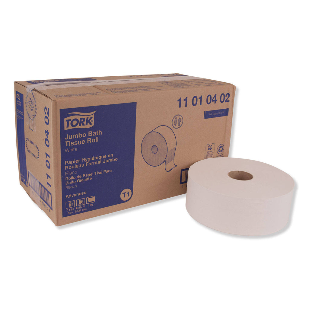 1-Ply Jumbo Roll Bath Tissue, 2247 ft., 6 Rolls/Carton J50352