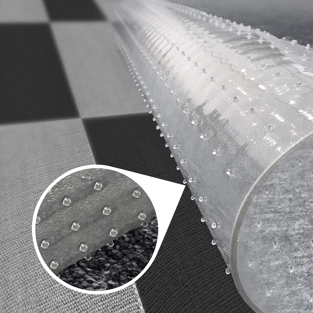 Transparent 2Pcs Office Chair Mat W54656