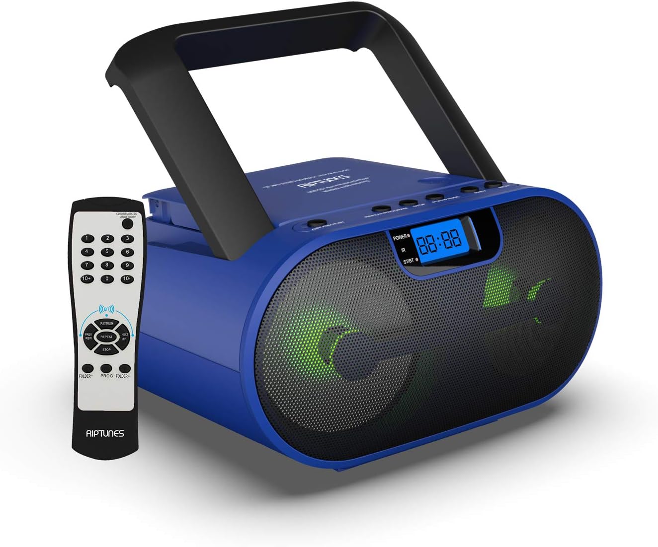 Pink Pack of 2 Portable CD Player Boombox with Bluetooth D85567