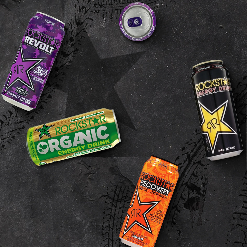 Grape Energy Drink, 16 fl oz, 24 Cans V40077