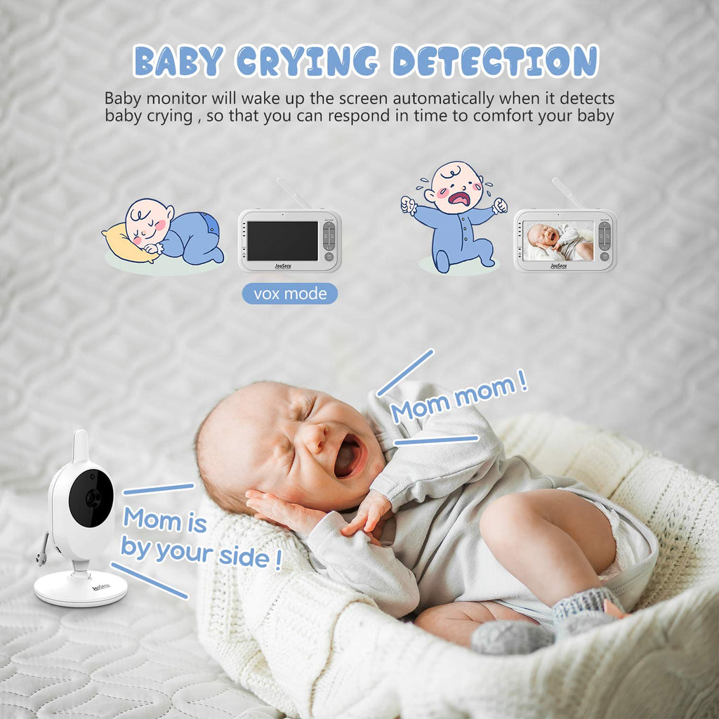 4.3 Inches LCD Video Baby Monitor with Night Vision V323435