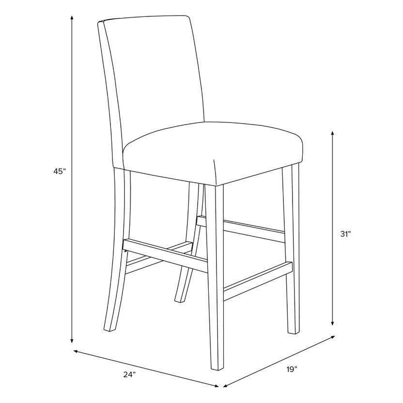 Velvet Bar Stool H57581