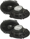 2 Pairs Of 130W 6x8 3-Way Car Stereo Speakers S81353