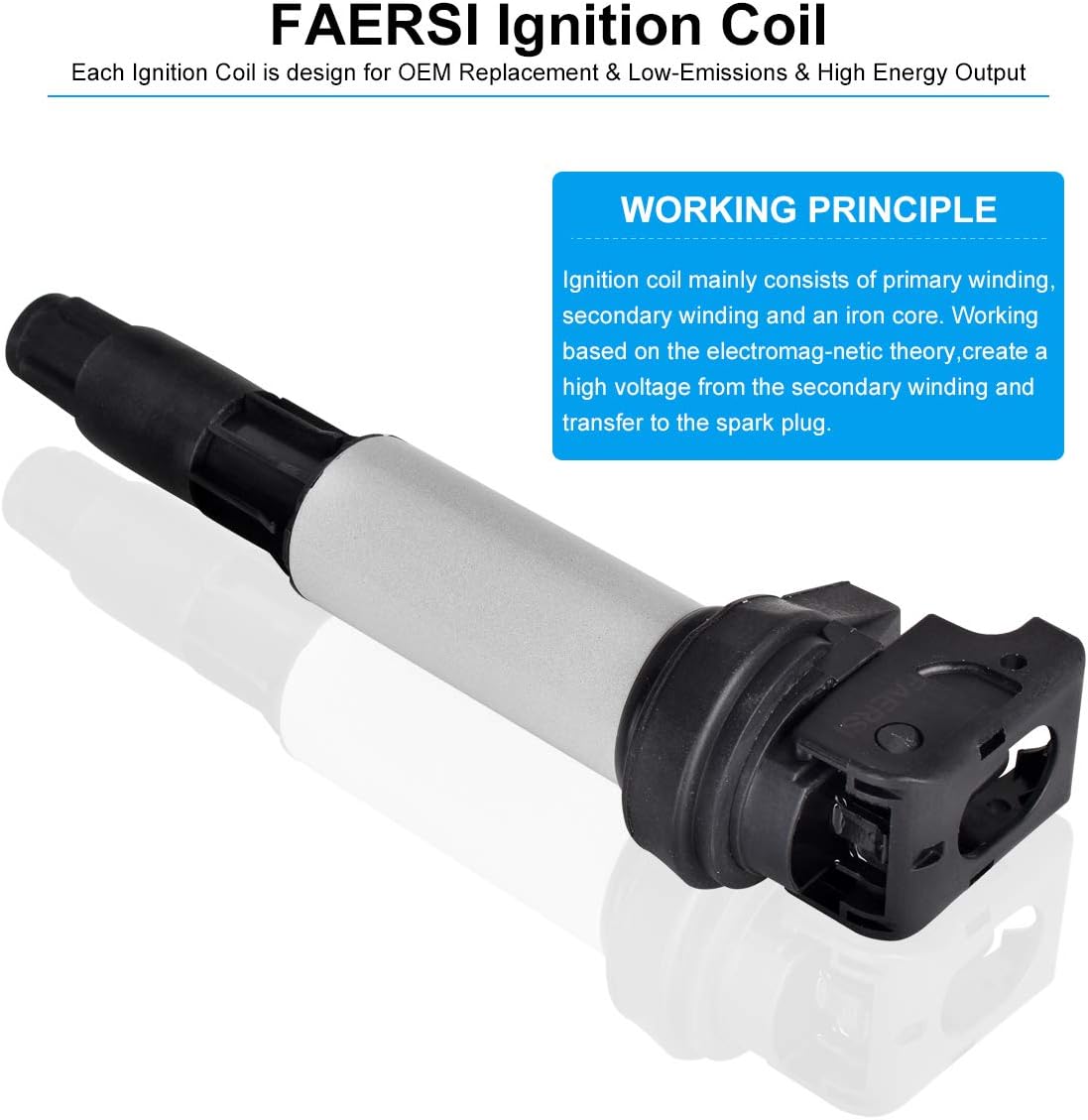 Set of 6 Ignition Coils Pack F298174