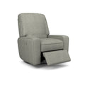 Smokey Taupe Power Swivel Glider Recliner B458