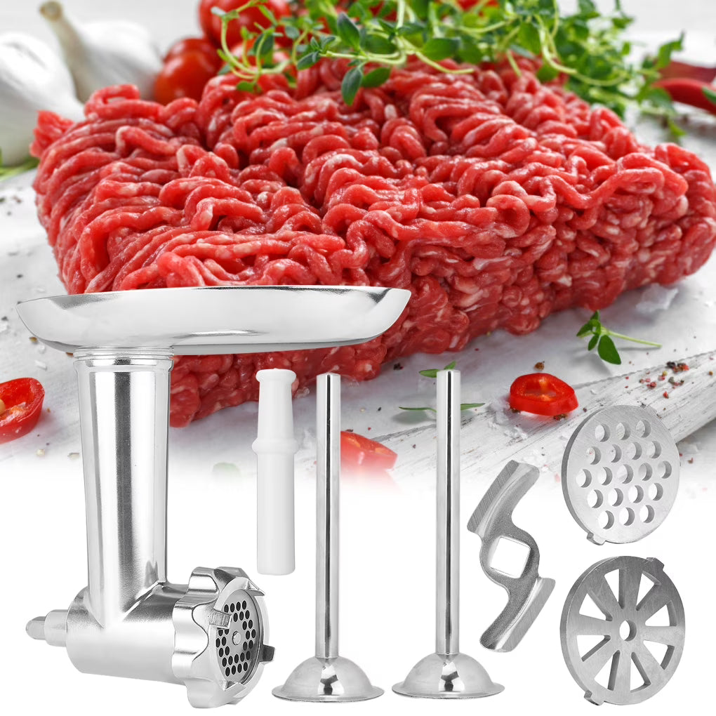 Metal Meat Grinder Attachment for KitchenAid Stand Mixers with Sausage Filler Tubers R123352