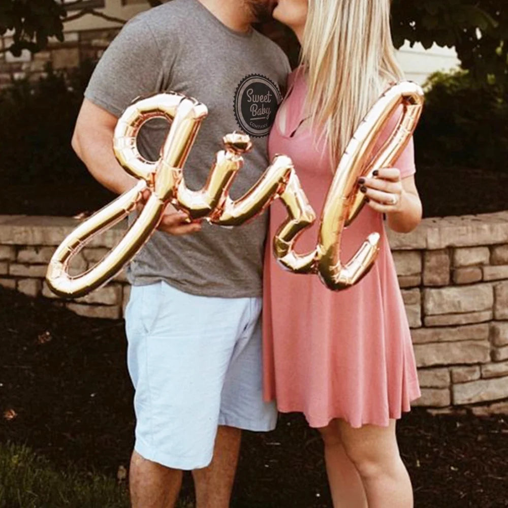 Pink Baby Shower Decorations with Banner, Letter Balloons, Flower Pom Poms, Paper Lanterns, Tassels Y43103
