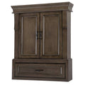 Distressed Grey Bathroom Storage Wall Cabinet K748