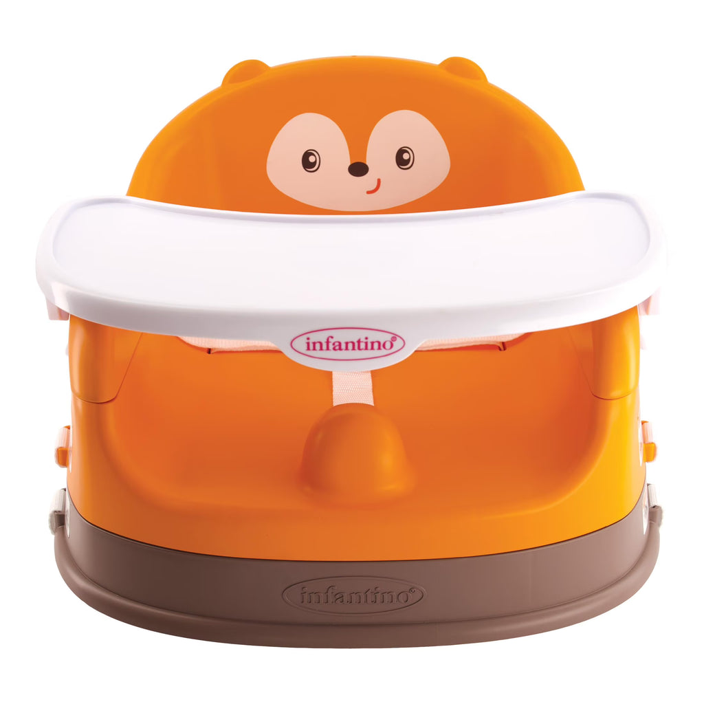 Orange Fox 4-in-1 Baby to Toddler High Chair Booster Seat O684