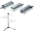 Pasta Roller & Cutter Attachment Set With Pasta Rack L278