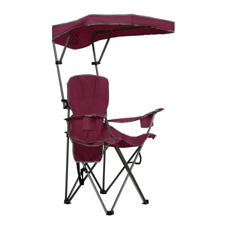 Red/Gray Adjustable Folding Camp Chair Z290