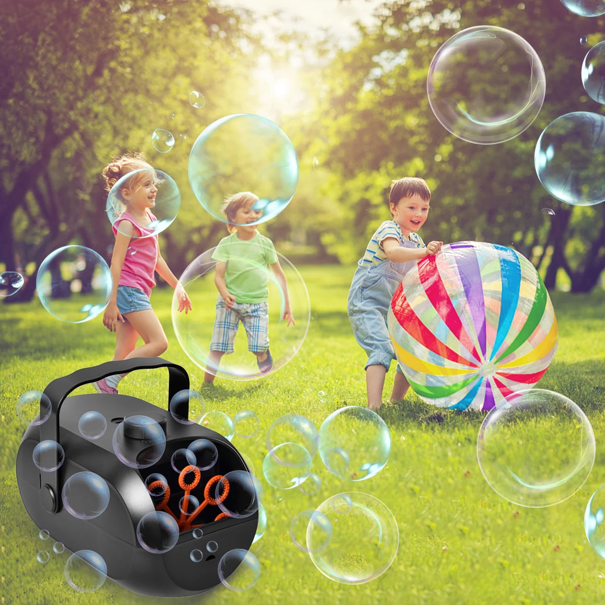 Portable Rechargeable Bubble Machine U8908