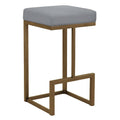 26x22 Counter Height Metal Backless Barstool R589
