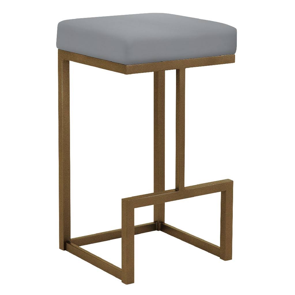 26x22 Counter Height Metal Backless Barstool R589