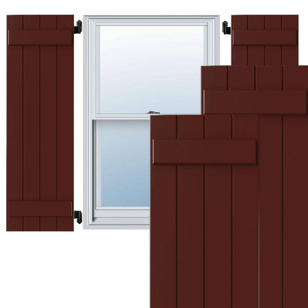 Composite Board-n-Batten Shutters, Per Pair I53272