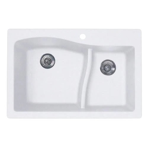 Granite Double Basin Drop-In Kitchen Sink H533877