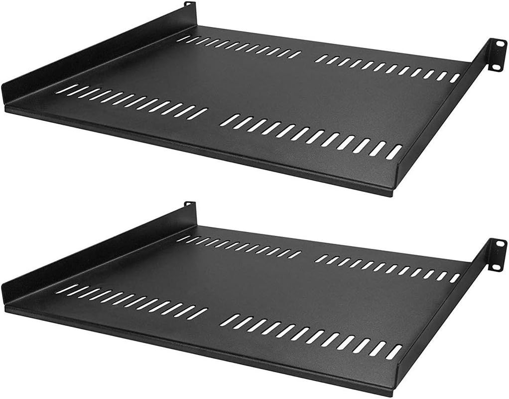 250mm 1U Heavy Duty Steel Sliding Shelf 2 Pack P85789