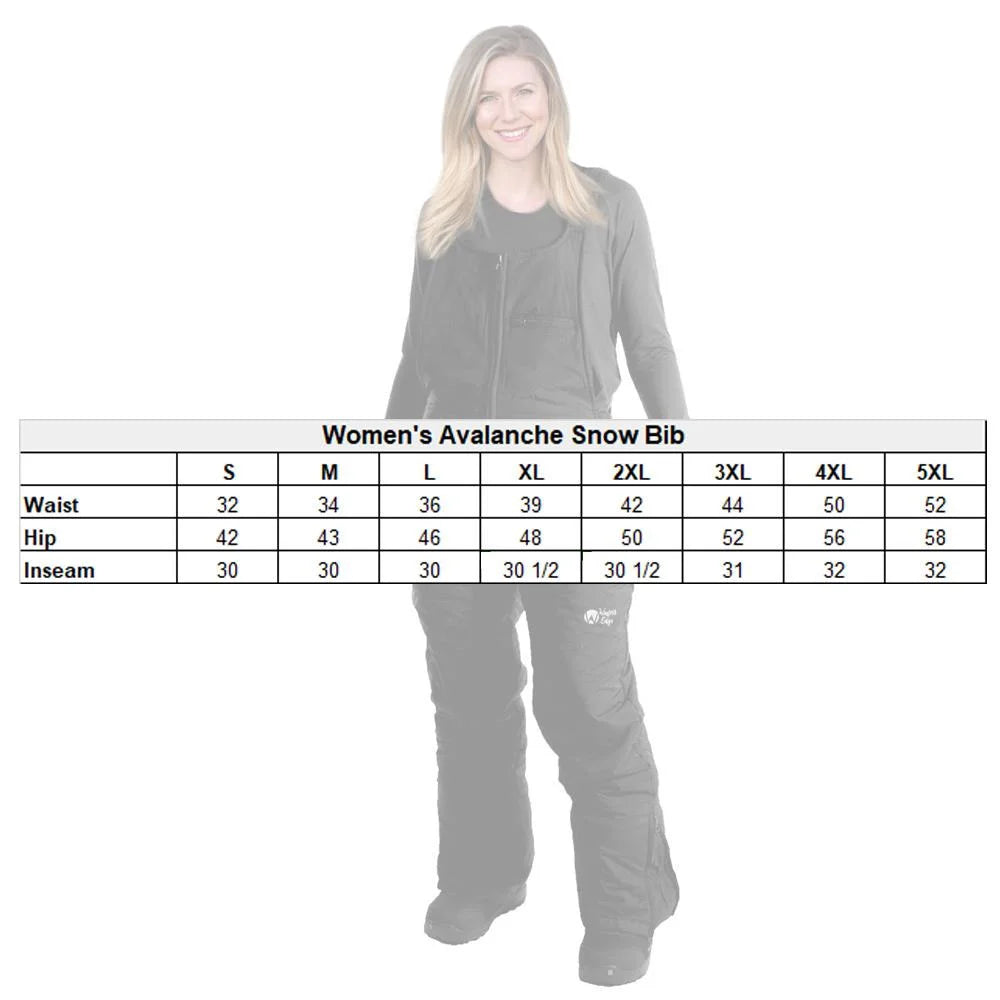 Black 3XL Snow Bib E718267