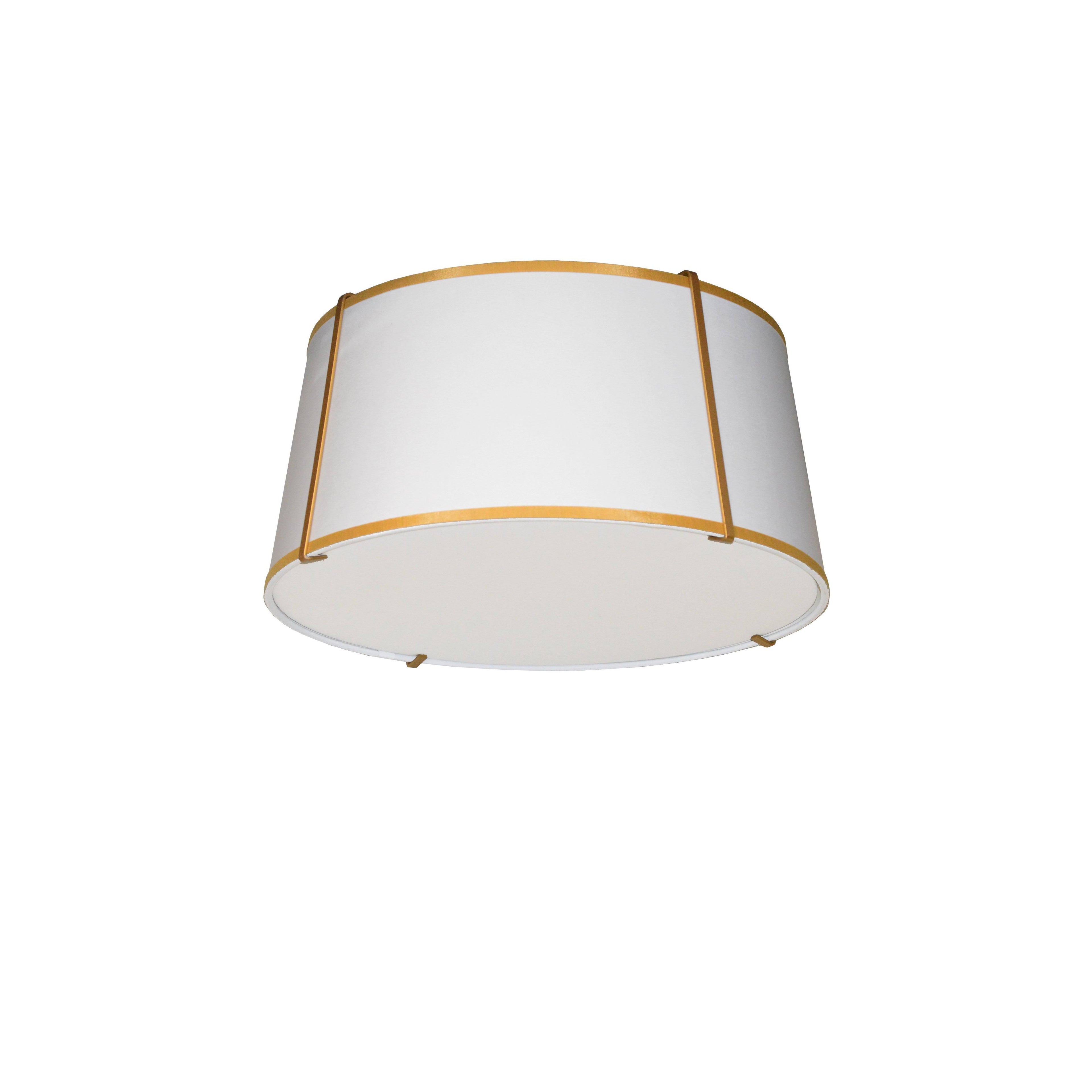 Gold Three Light Flush Mount M737