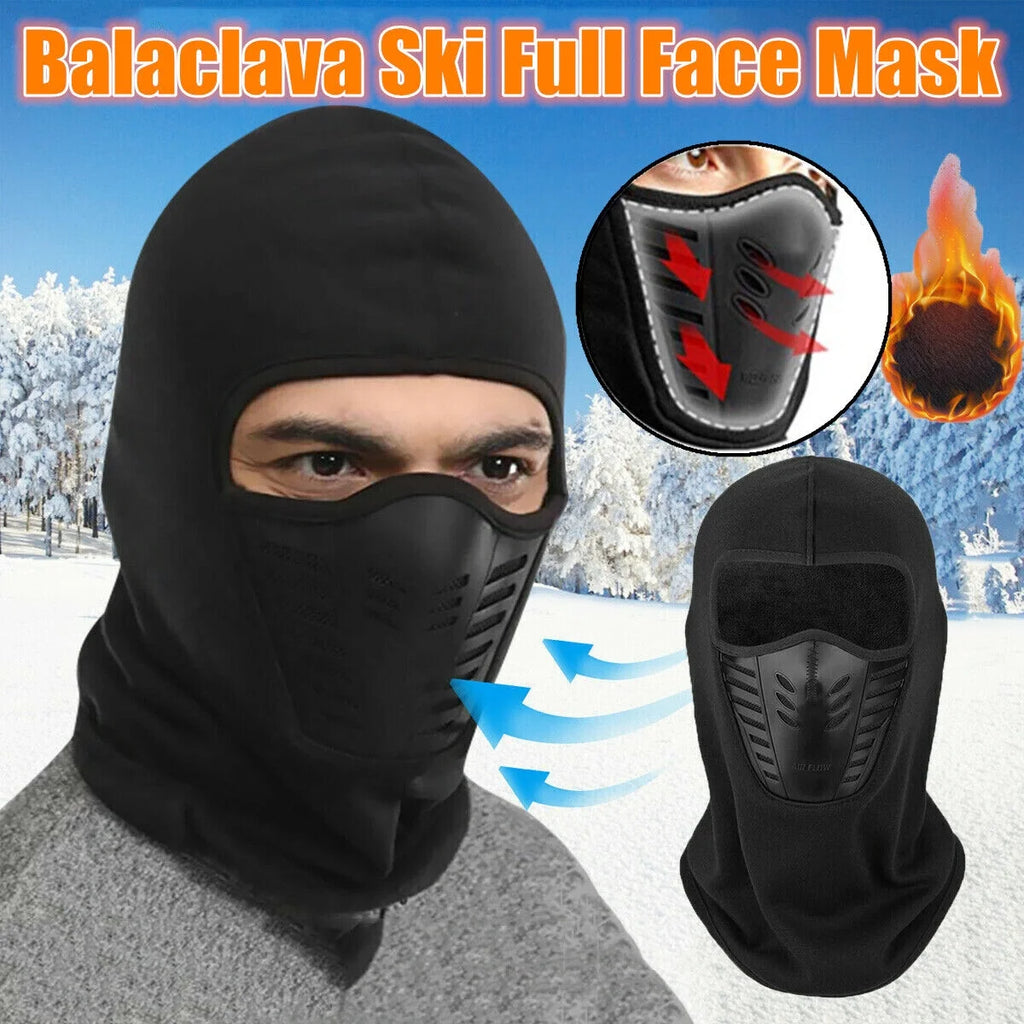 2x Men’s Cold Weather Balaclava Face Mask Winter Windproof Fleece Ski Mask U262