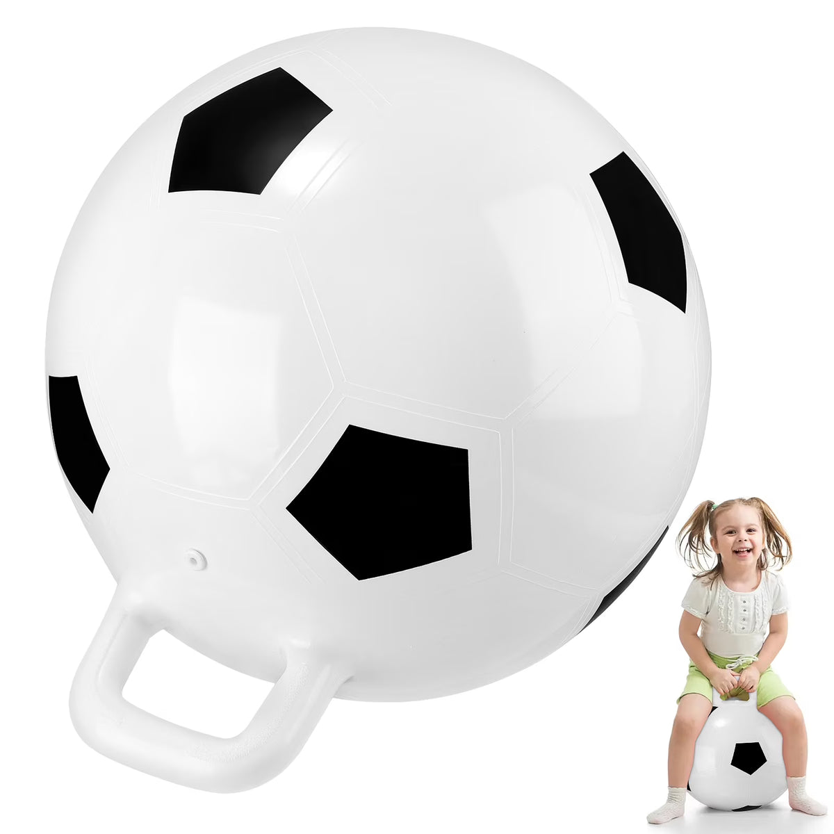 45cm Inflatable PVC Football Jumping Ball for Kids T8158