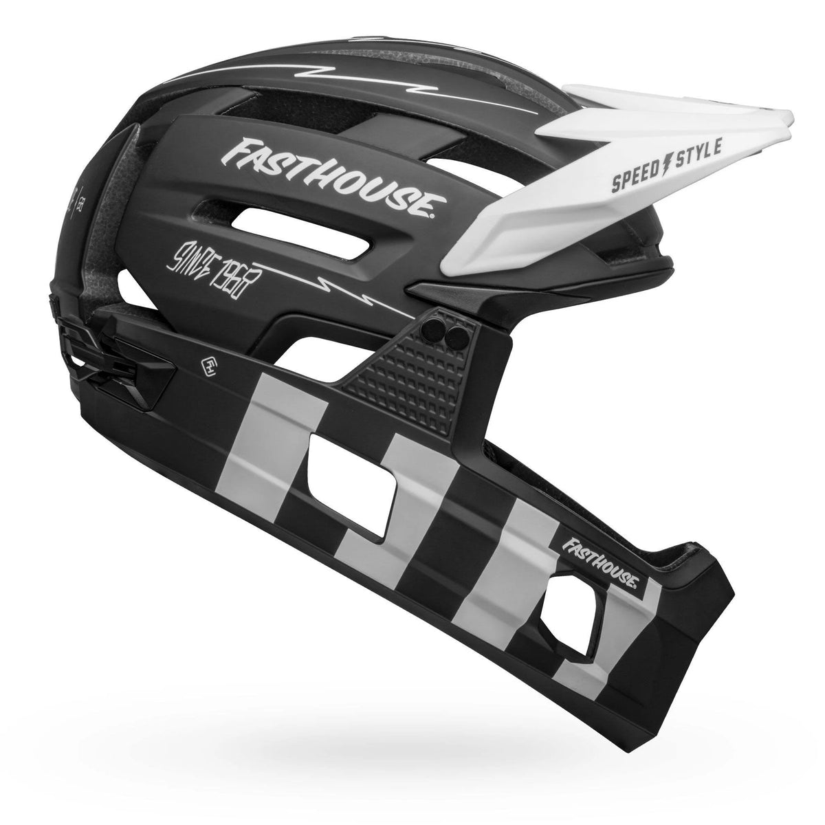 Matte Black/White MIPS Helmet E11534