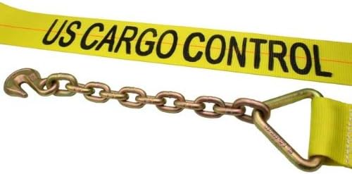 4 Inch x 27 Foot Winch Strap with Chain Extension 10 Pack P11905