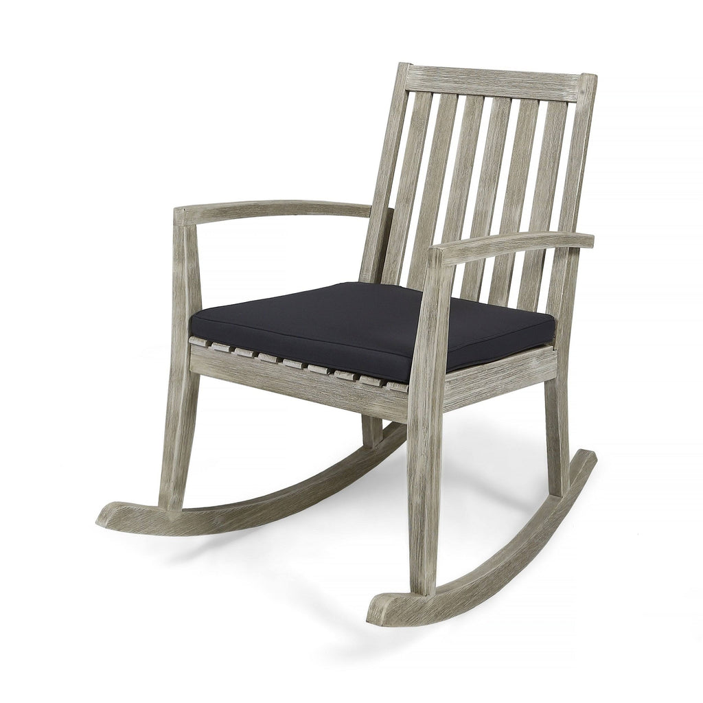 Acacia Wood Rocking Chair B521144