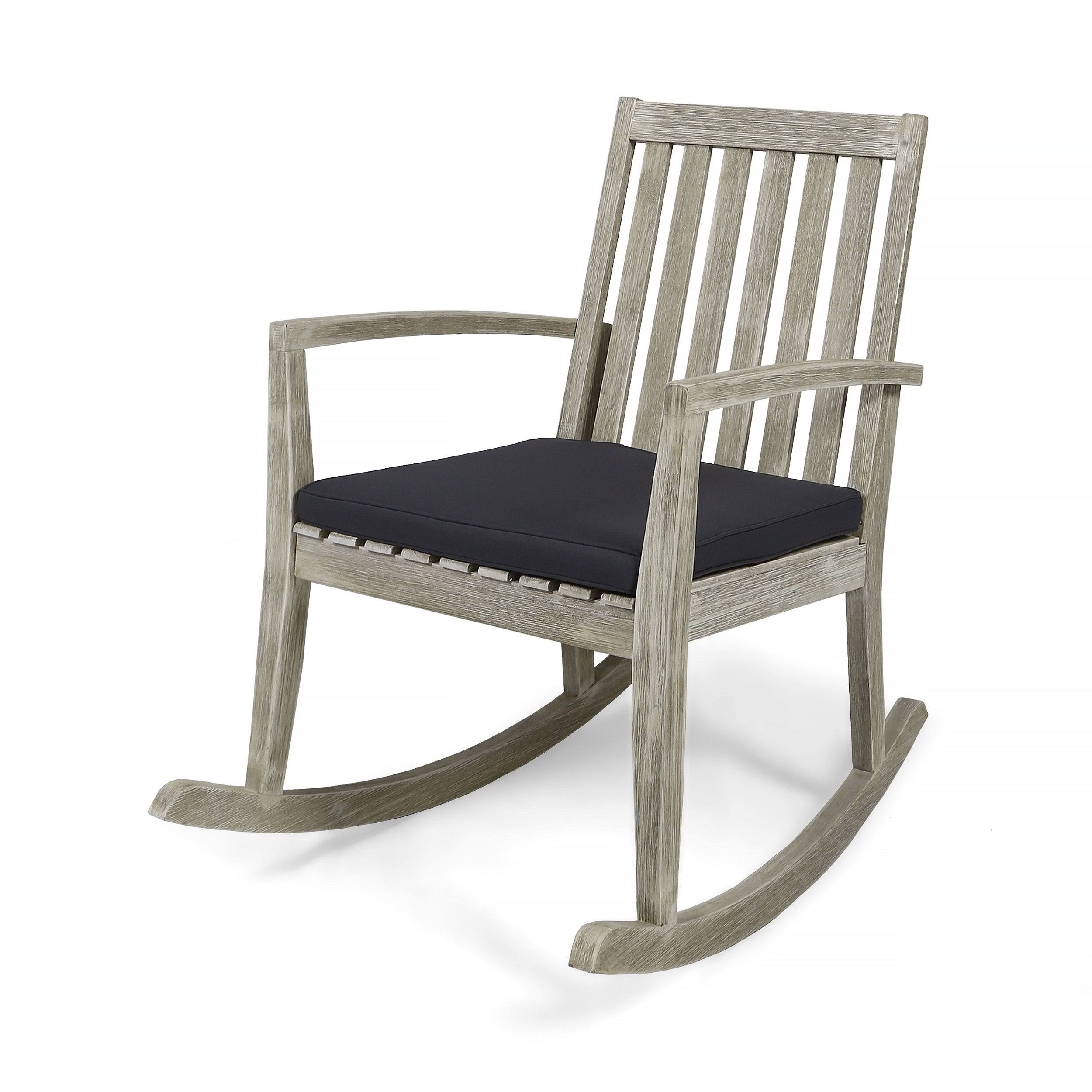 Acacia Wood Rocking Chair B521144