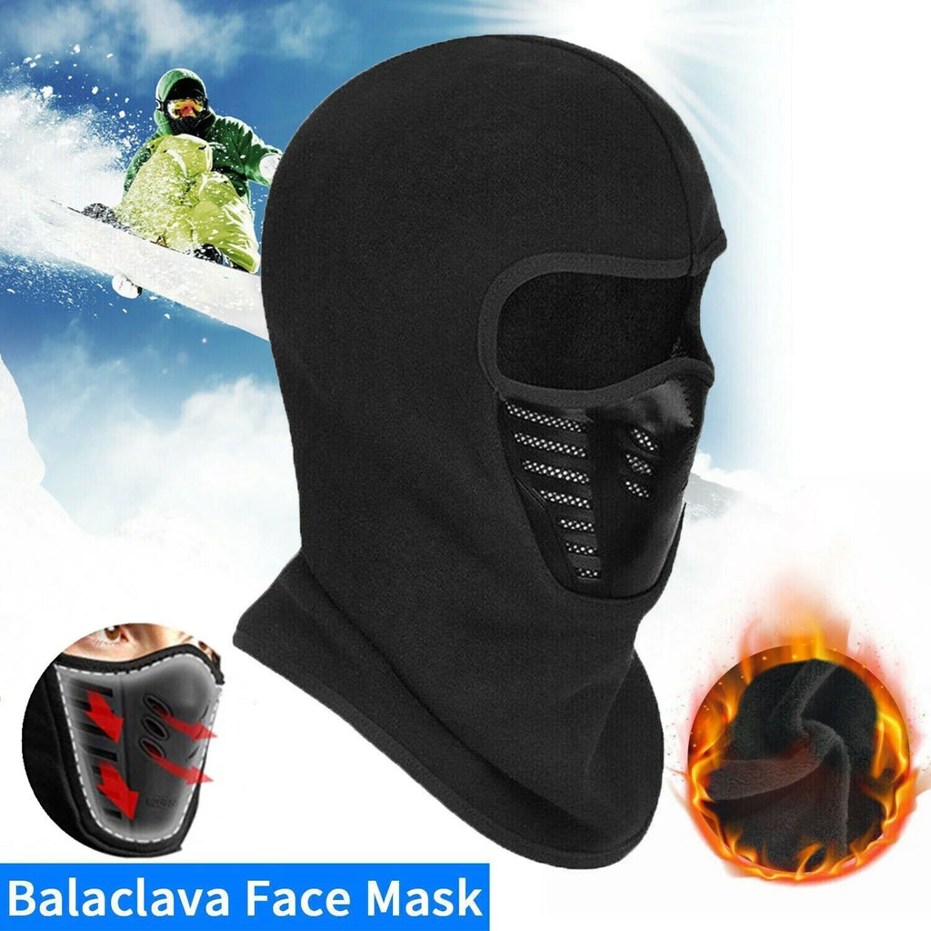 2x Men’s Cold Weather Balaclava Face Mask Winter Windproof Fleece Ski Mask U262