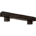 Natural Mahogany Faux Wood Fireplace Mantel Kit M998
