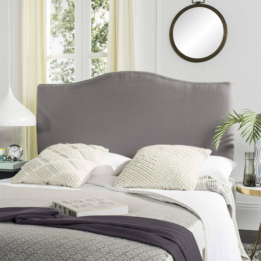 Arctic Grey Winged Queen Headboard Y110741