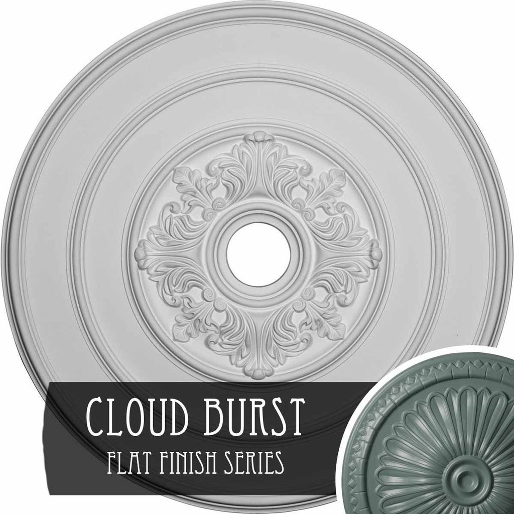 26x22OD x 1 1/2x22P Traditional Ceiling Medallion with Acanthus Leaves O583206