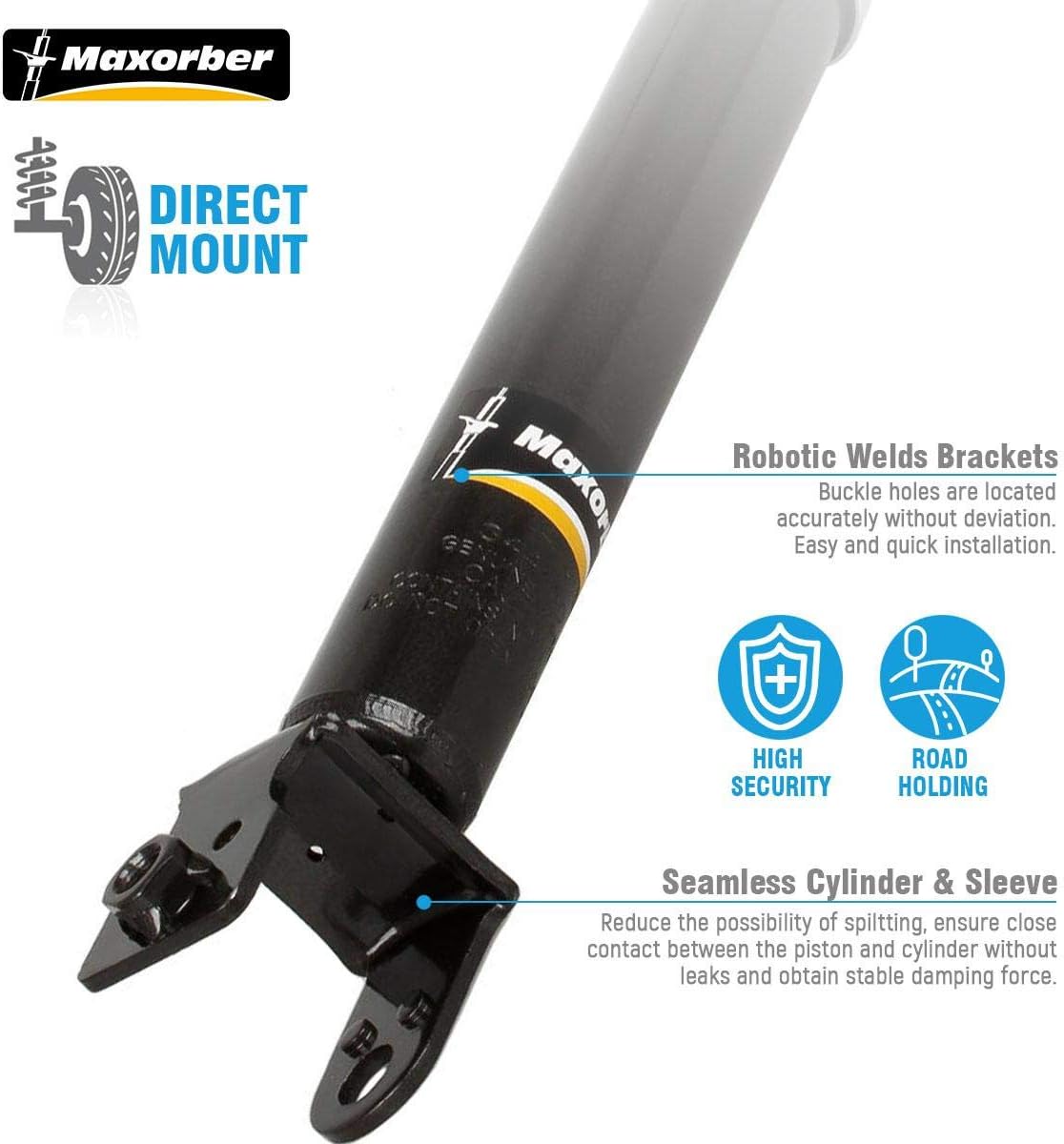 Rear Shocks Absorber Kit Pack of 2 M5887