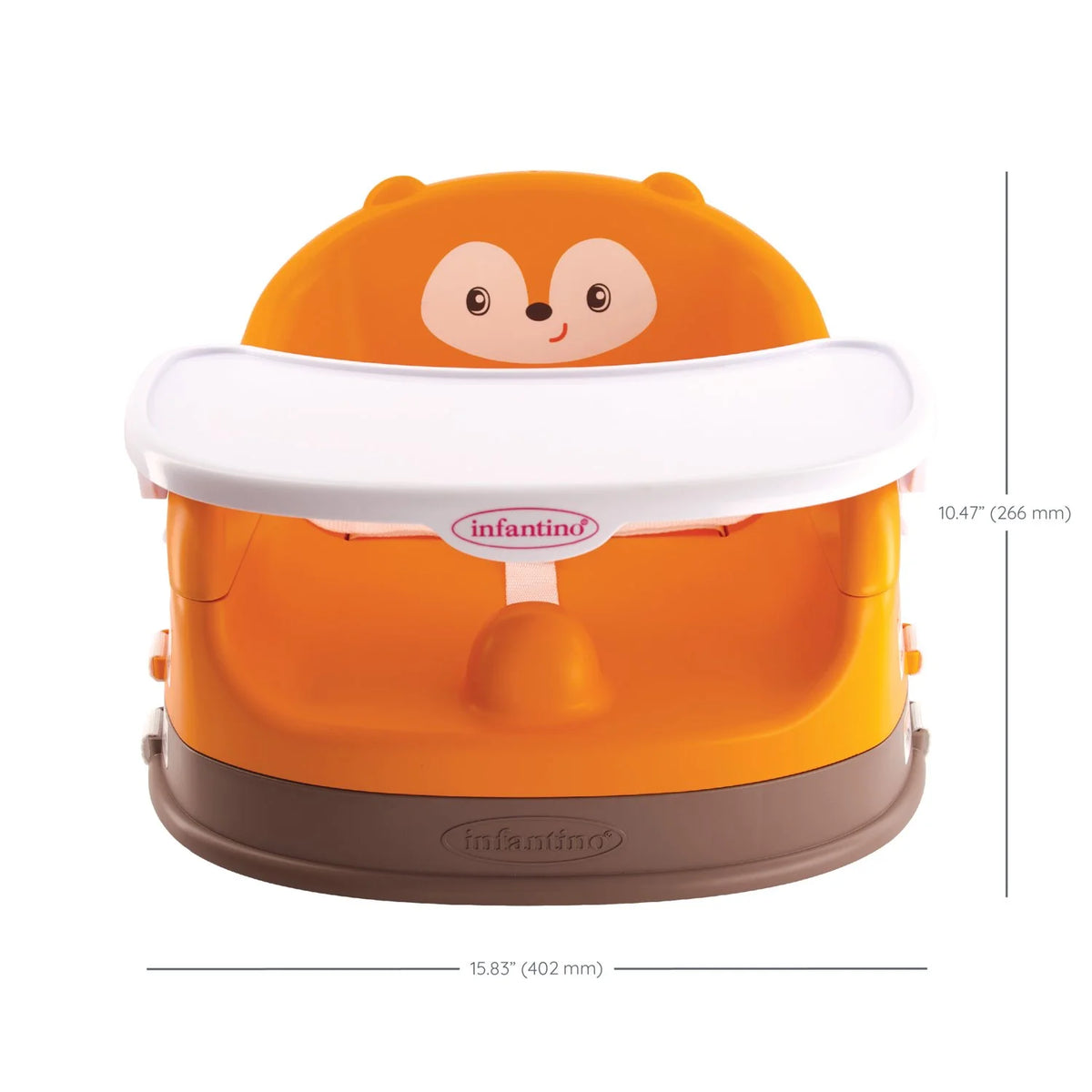 Orange Fox 4-in-1 Baby to Toddler High Chair Booster Seat O684