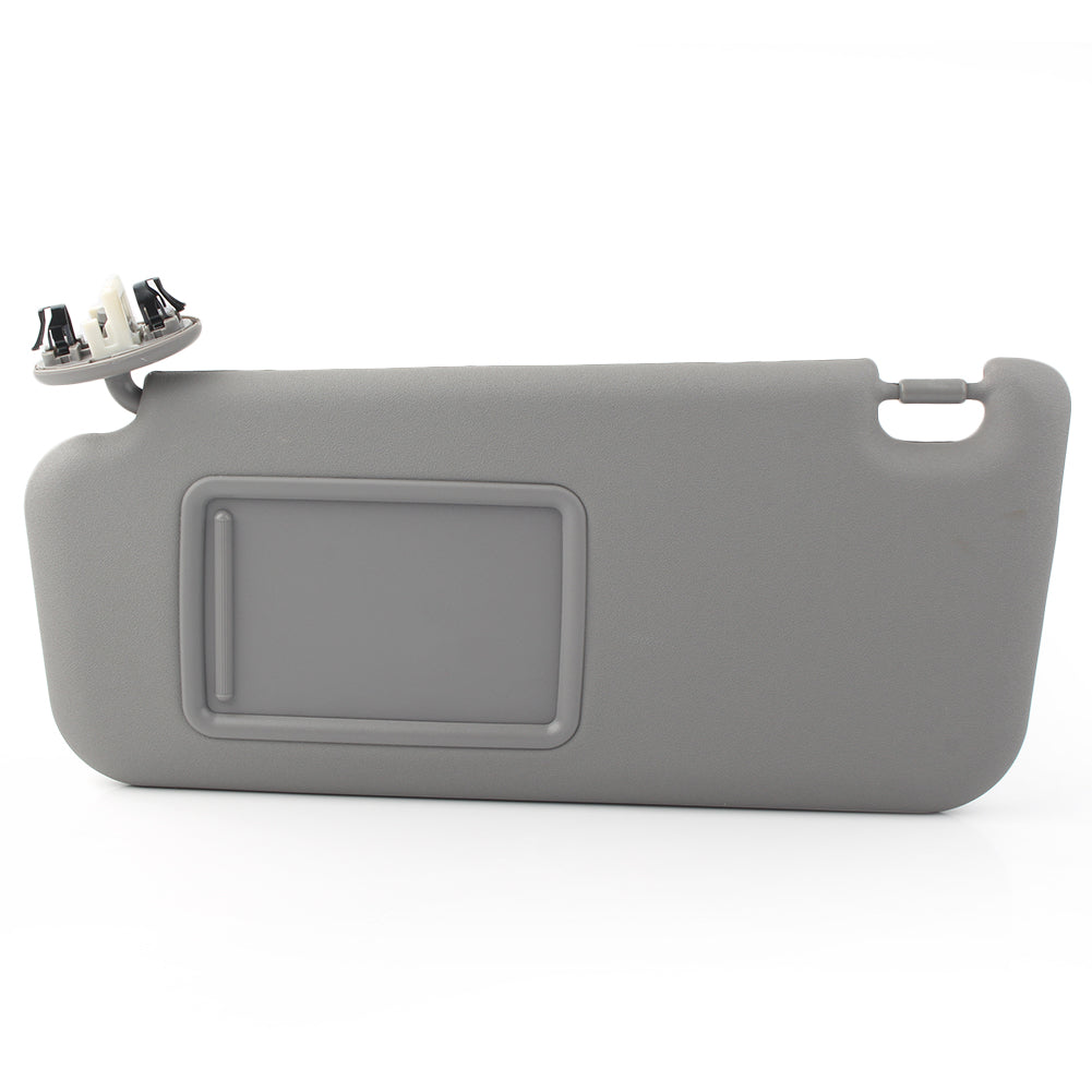 Gray Sun Visor Shield Sunshade with Mirror Left Side Y18600
