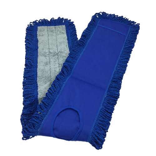 5 x 48 in. Washable Dust Mop White - Case of 6 X5277