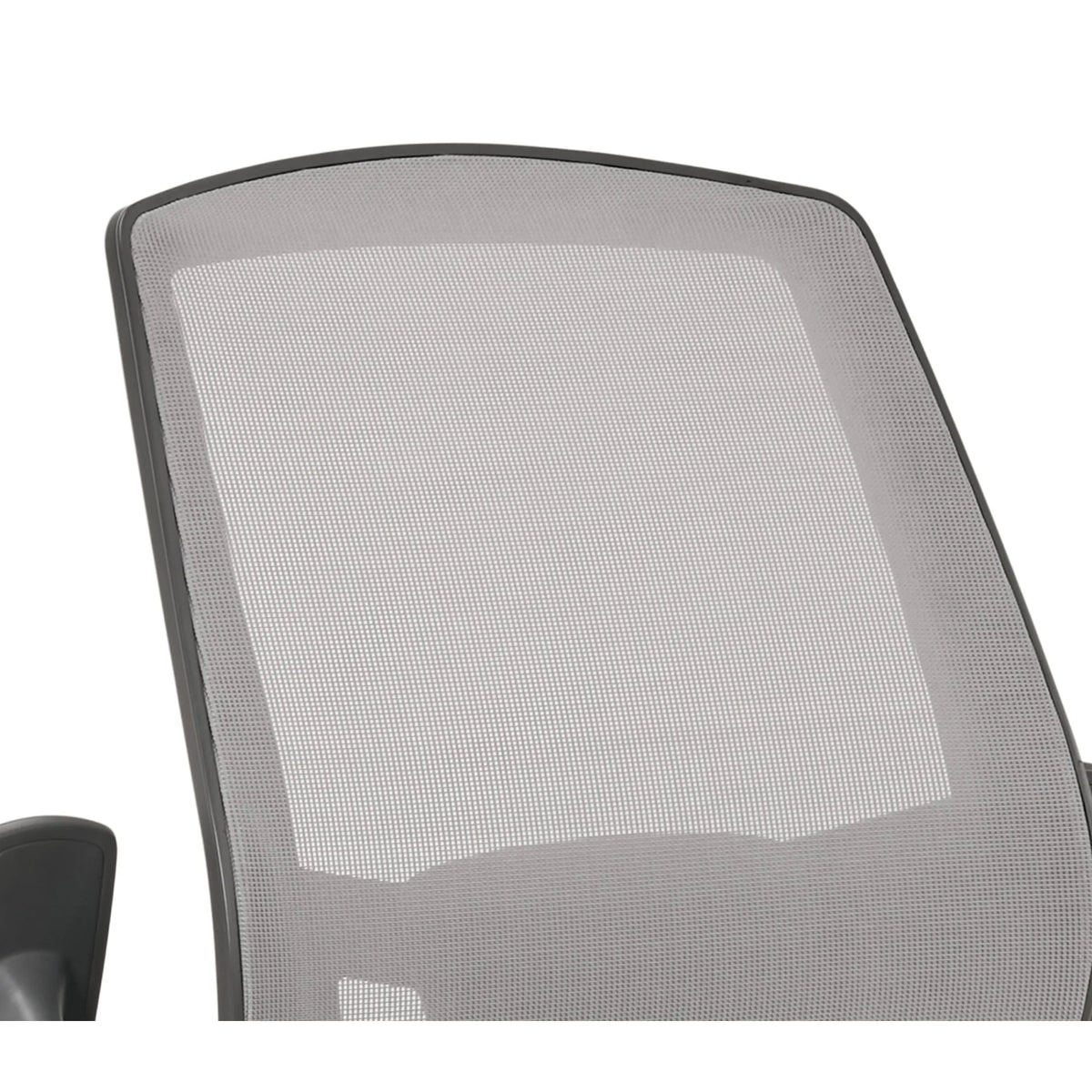 Ergonomic Mesh/Fabric Mid-Back Task Chair, Gray O136